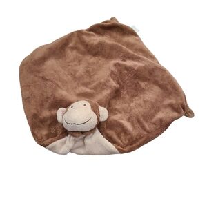 Angel Dear Plush Tan Brown Monkey Nap Napping Cuddle Blanket Baby Toddler Lovey